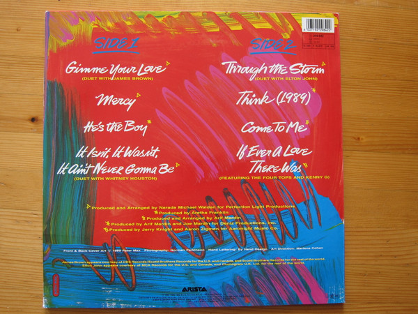 Cover zu Aretha Franklin - Through The Storm | 1989 | Vinyl | Electronic | Europe