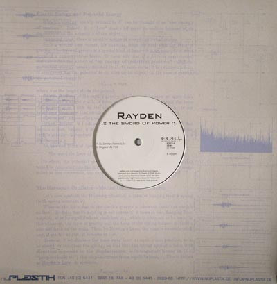 Cover zu DJ Rayden - The Sword Of Power | 2003 | Vinyl | Electronic | Germany Schallplatten Ankauf