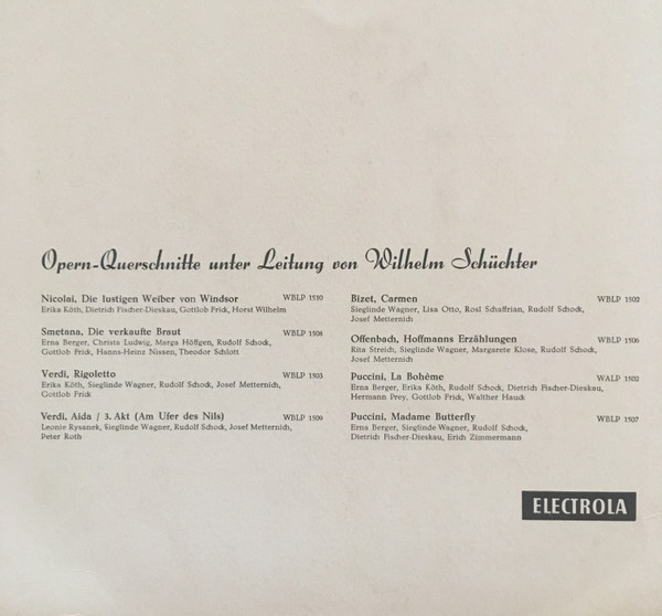 Cover zu Wolfgang Amadeus Mozart / Erna Berger, Lisa Otto, Rudolf Schock, Gerhard Unger, Gottlob Frick, Wilhelm Schüchter - Die Entführung Aus Dem Serail (Großer Querschnitt) | Vinyl | Classical
