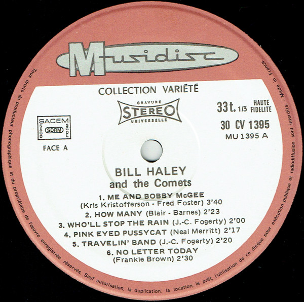 Cover zu Bill Haley And His Comets - Vol. 2 | Vinyl | Rock | France Schallplatten Ankauf
