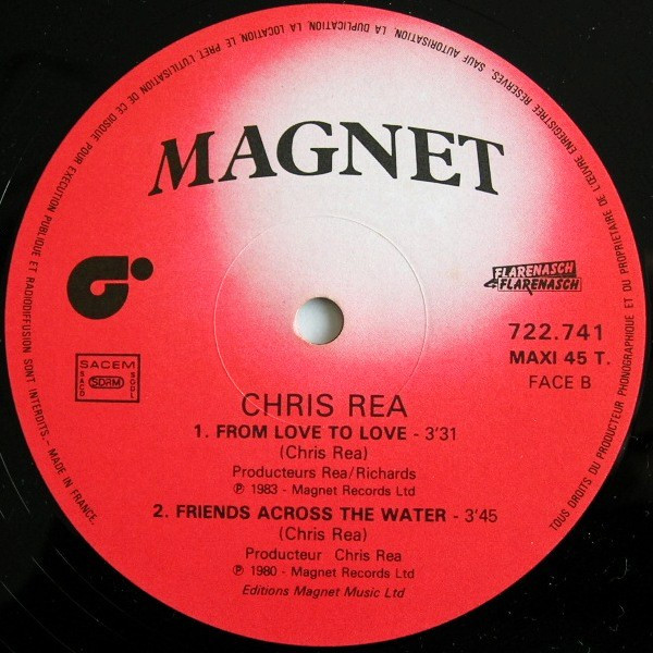 Cover zu Chris Rea - I Can Hear Your Heartbeat | 1983 | Vinyl | Rock | France