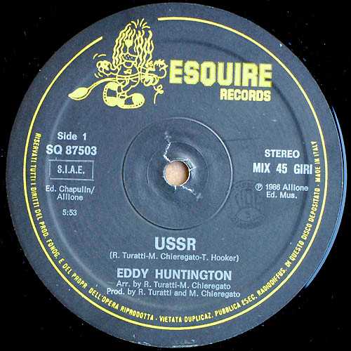 Cover zu Eddy Huntington - U.S.S.R. | 1986 | Vinyl | Electronic | Italy