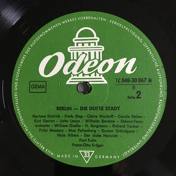 Cover zu Various - Berlin Die Dufte Stadt | Vinyl | Pop, Stage & Screen | Germany