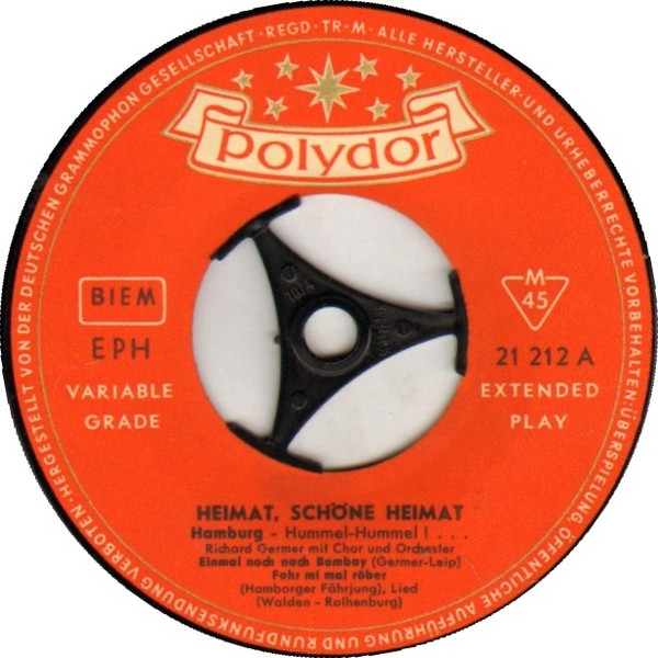 Cover zu Richard Germer - Hamburg - Hummel-Hummel!... | 1960 | Vinyl | Pop | Germany