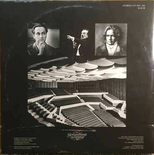 Cover zu Siegfried Thiele / Ludwig van Beethoven - Kurt Masur, Gewandhausorchester Leipzig - Gewandhaus Zu Leipzig Eröffnungskonzert | 1982 | Vinyl | Classical | German Democratic Republic (GDR) Schallplatten Ankauf