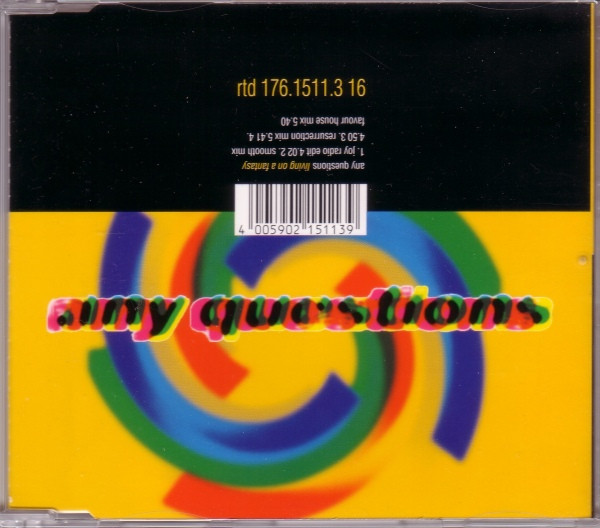 Cover zu Any Questions - Living On A Fantasy | 1992 | Vinyl | Electronic | Germany