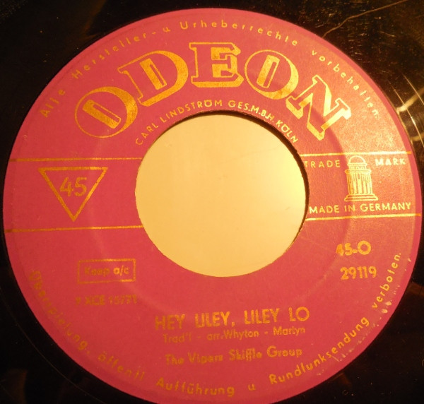 Cover zu The Vipers Skiffle Group - The Cumberland Gap / Hey Liley, Liley Lo | 1957 | Vinyl | Jazz, Rock, Blues, Folk, World, & Country | Germany Schallplatten Ankauf