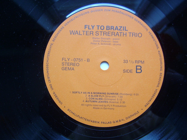 Cover zu Walter Strerath Trio - Fly To Brazil | 1975 | Vinyl | Jazz, Latin | Germany