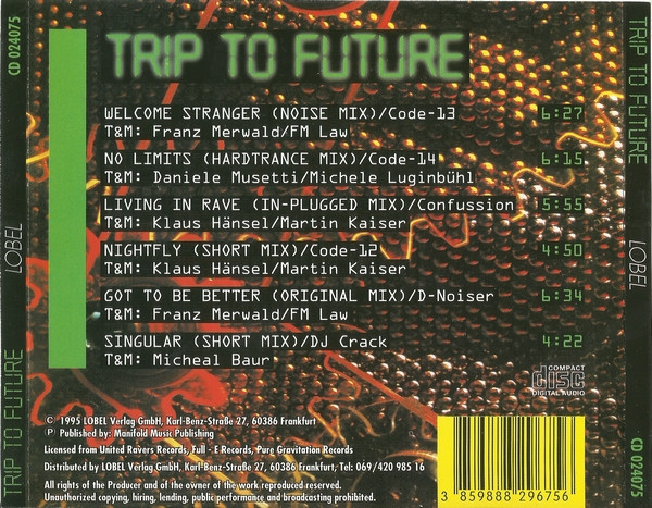 Cover zu Various - Trip To Future | 1995 | Vinyl | Electronic | Croatia