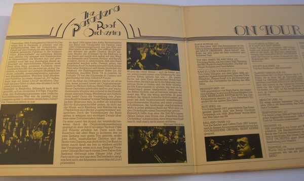 Cover zu The Pasadena Roof Orchestra - On Tour | 1976 | Vinyl | Jazz | Germany