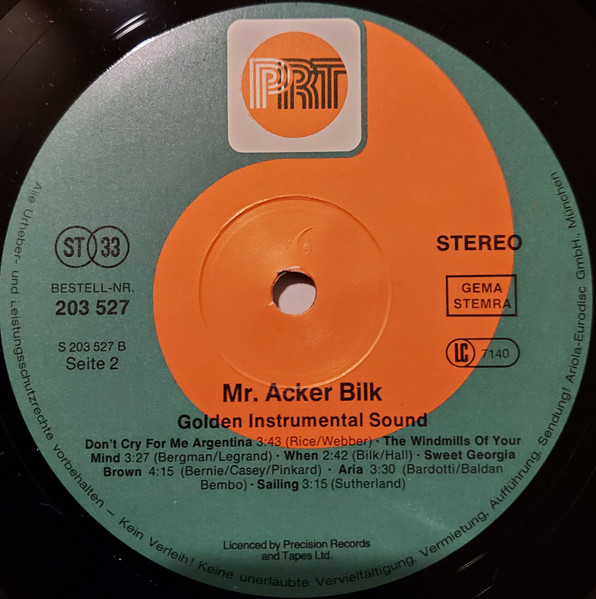 Cover zu Acker Bilk - Golden Instrumental Sound | Vinyl | Jazz, Pop | Germany Schallplatten Ankauf