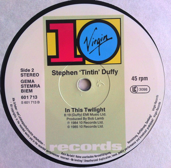 Cover zu Stephen Duffy - Kiss Me | 1985 | Vinyl | Electronic, Pop | Europe