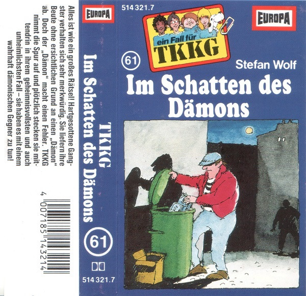 Cover zu Stefan Wolf - TKKG 61 - Im Schatten Des Dämons | 1988 | Vinyl | Non-Music, Children's | Germany Schallplatten Ankauf