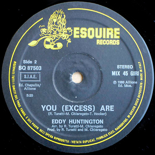 Cover zu Eddy Huntington - U.S.S.R. | 1986 | Vinyl | Electronic | Italy Schallplatten Ankauf