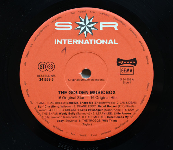 Cover zu Various - The Golden Musicbox (16 Original Stars – 16 Original Hits) | 1978 | Vinyl | Rock, Pop | Germany Schallplatten Ankauf