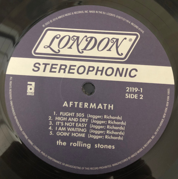 Cover zu The Rolling Stones - Aftermath | 2023 | Vinyl | Rock | Europe Schallplatten Ankauf