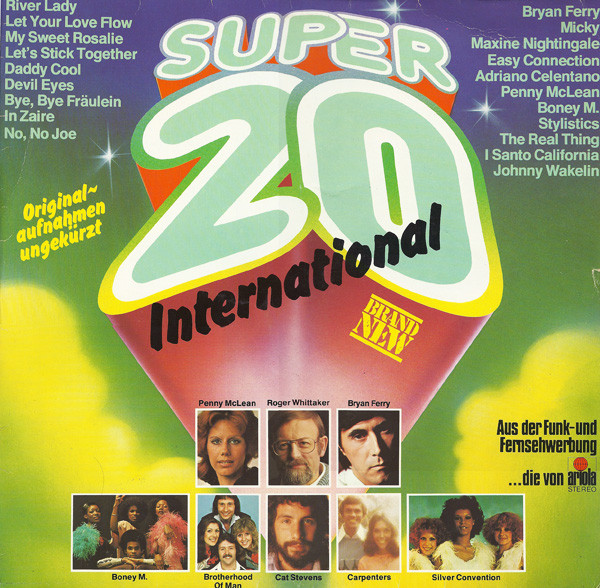 Cover zu Various - Super 20 International | 1976 | Vinyl | Rock, Funk / Soul, Pop | Germany
