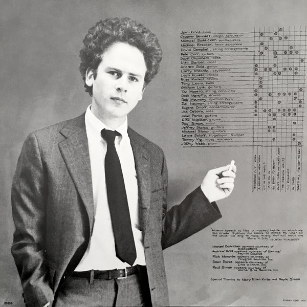 Cover zu Art Garfunkel - Scissors Cut | 1981 | Vinyl | Rock, Pop | Europe