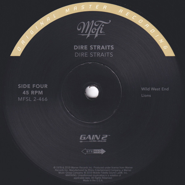 Cover zu Dire Straits - Dire Straits | 2019 | Vinyl, 12