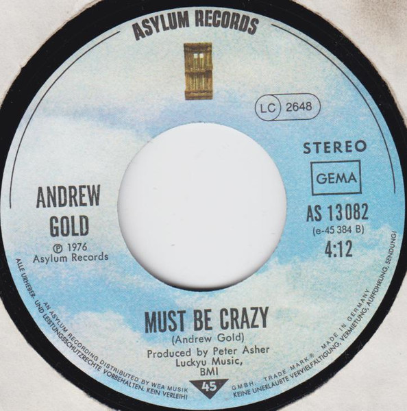 Cover zu Andrew Gold - Lonely Boy | 1977 | Vinyl | Rock | Germany Schallplatten Ankauf