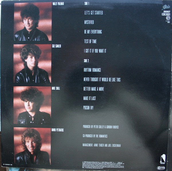 Cover zu The Romantics - Rhythm Romance | 1985 | Vinyl | Rock | Europe