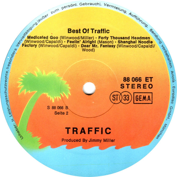 Cover zu Traffic - Best Of Traffic | Vinyl | Rock, Pop | Germany Schallplatten Ankauf