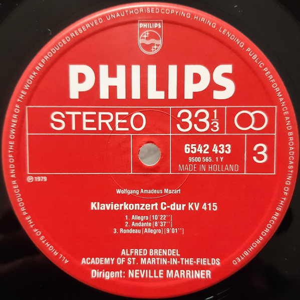 Cover zu Alfred Brendel, Wolfgang Amadeus Mozart, The Academy Of St. Martin-in-the-Fields, Sir Neville Marriner - 13 Klavierkonzerte = Piano Concertos = Concertos Pour Piano | 1979 | Classical
