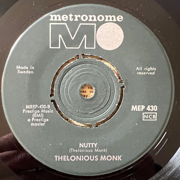 Cover zu Thelonious Monk - Work / Nutty | Vinyl | Jazz | Sweden
