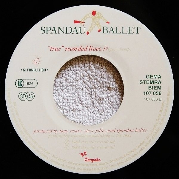 Cover zu Spandau Ballet - Round And Round | 1984 | Vinyl | Electronic, Pop | Europe