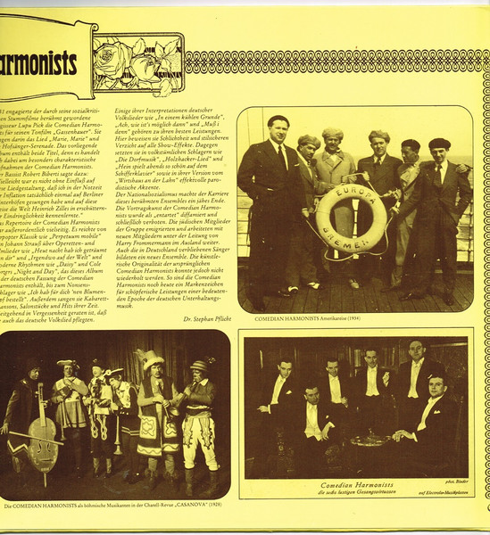 Cover zu Comedian Harmonists - Comedian Harmonists Folge 2 | 1975 | Vinyl | Pop | Germany