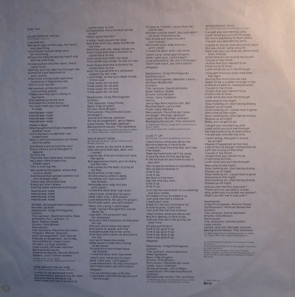 Cover zu The Jacksons - Triumph | 1980 | Vinyl | Funk / Soul | Europe Schallplatten Ankauf