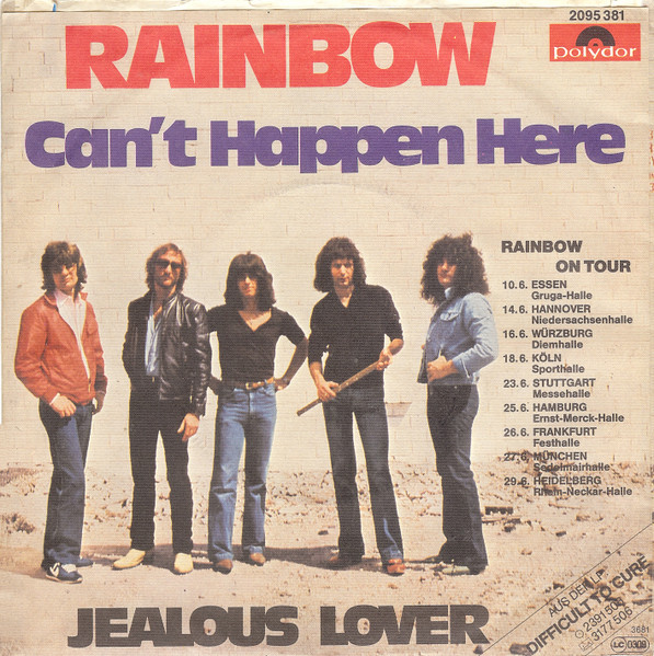 Cover zu Rainbow - Can't Happen Here | 1981 | Vinyl | Rock | Germany Schallplatten Ankauf