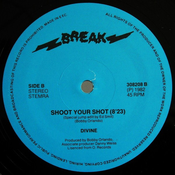 Cover zu Divine - Shoot Your Shot | 1982 | Vinyl, 12