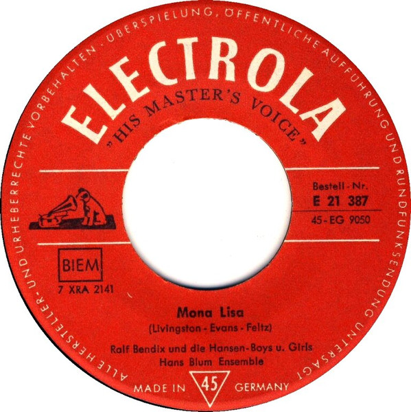 Cover zu Ralf Bendix - Glencannon-Song | 1960 | Vinyl | Pop | Germany Schallplatten Ankauf