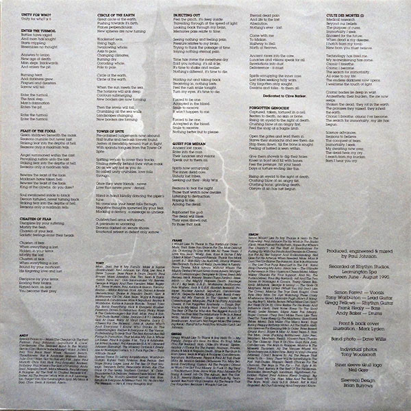 Cover zu Cerebral Fix - Tower Of Spite | 1990 | Vinyl | Rock | Europe Schallplatten Ankauf
