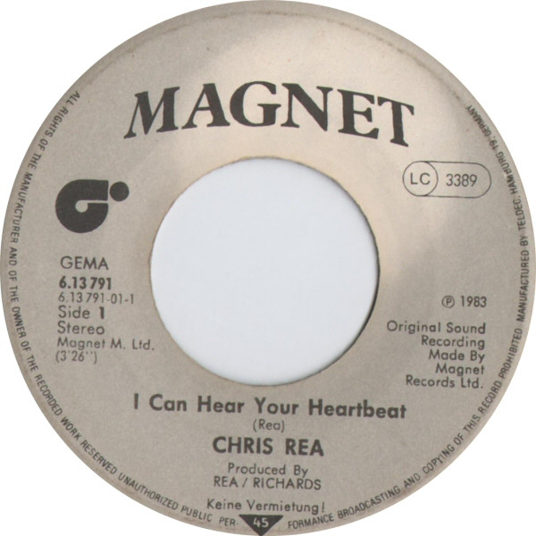 Cover zu Chris Rea - I Can Hear Your Heartbeat | 1983 | Vinyl, 7