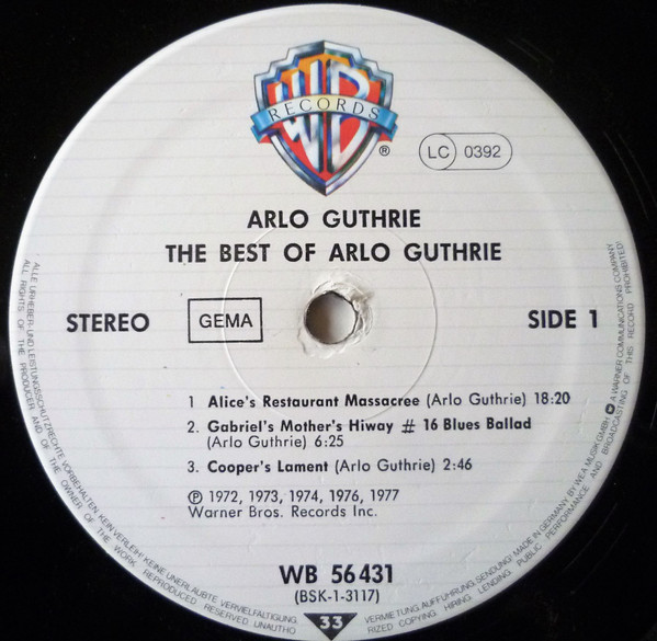 Cover zu Arlo Guthrie - The Best Of Arlo Guthrie | Vinyl | Rock, Folk, World, & Country | Germany