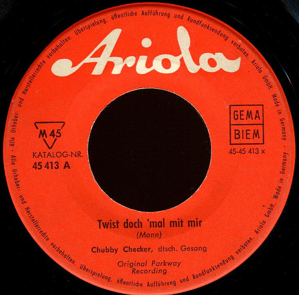 Cover zu Chubby Checker - Twist Doch 'Mal Mit Mir | 1962 | Vinyl | Rock | Germany