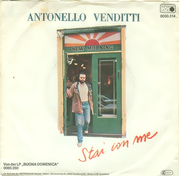 Cover zu Antonello Venditti - Robin | 1980 | Vinyl | Rock, Pop | Germany Schallplatten Ankauf