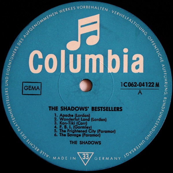 Cover zu The Shadows - The Shadows' Bestsellers | 1969 | Vinyl | Pop | Germany Schallplatten Ankauf