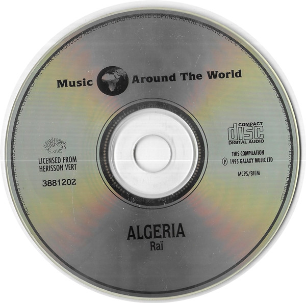 Cover zu Various - Algeria - Rai | 1995 | Vinyl | Folk, World, & Country | Europe
