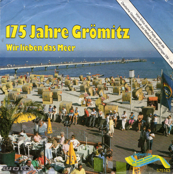 Cover zu Alexander Gordan, Heike Bubenheim - 175 Jahre Grömitz / Wir Lieben Das Meer | 1988 | Vinyl | Pop | Germany Schallplatten Ankauf