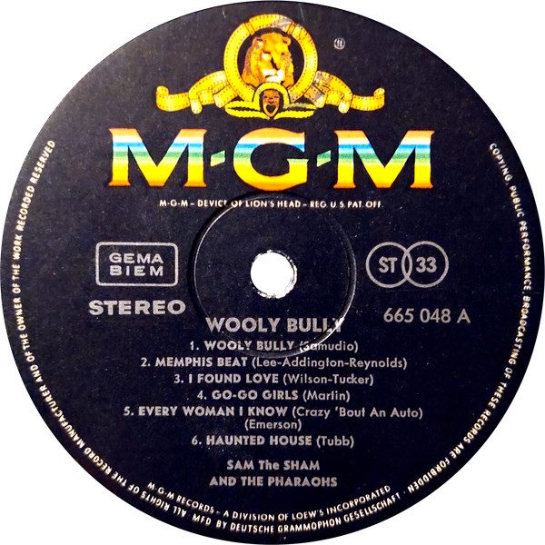 Cover zu Sam The Sham & The Pharaohs - Wooly Bully | 1965 | Vinyl | Rock, Pop | Germany