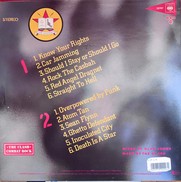 Cover zu The Clash - Combat Rock | Vinyl, LP, Album, Reissue, Stereo | Rock | Europe Schallplatten Ankauf