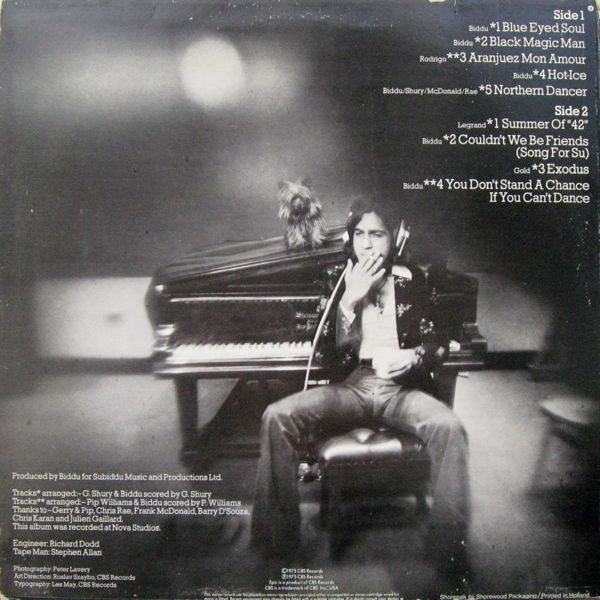 Cover zu Biddu Orchestra - Blue-Eyed Soul | 1975 | Vinyl | Jazz, Funk / Soul | Europe