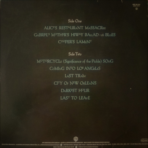 Cover zu Arlo Guthrie - The Best Of Arlo Guthrie | Vinyl | Rock, Folk, World, & Country | Germany