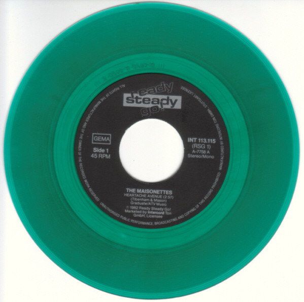 Cover zu The Maisonettes - Heartache Avenue | 1983 | Vinyl, Stereo, 45 RPM, 7