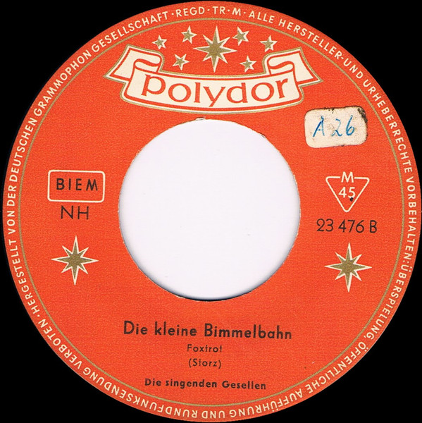 Cover zu Die Singenden Gesellen - Köhlerliesel | 1957 | Vinyl | Pop, Brass & Military | Germany Schallplatten Ankauf