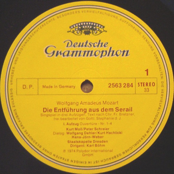 Cover zu Wolfgang Amadeus Mozart - Arleen Auger, Reri Grist, Peter Schreier, Harald Neukirch, Kurt Moll, Staatskapelle Dresden With Karl Böhm - Die Entführung Aus Dem Serail / Der Schauspieldirektor