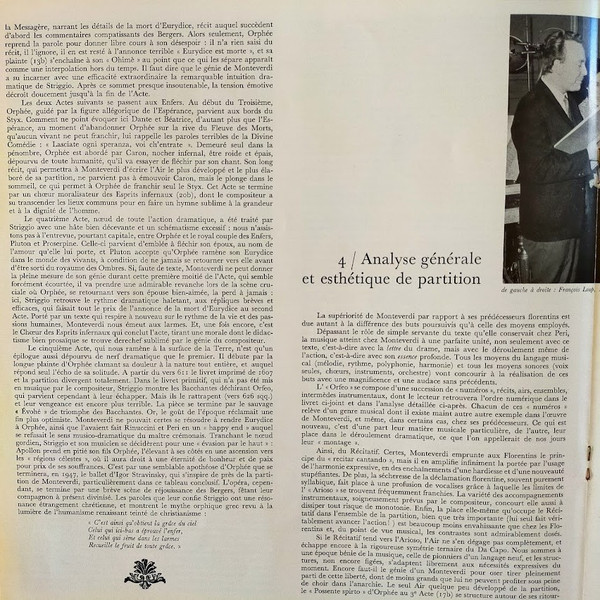 Cover zu Claudio Monteverdi - Eric Tappy, Ensemble Vocal De Lausanne Et Ensemble Instrumental De Lausanne Dir. Michel Corboz - Orfeo | 1968 | Vinyl | Classical | France
